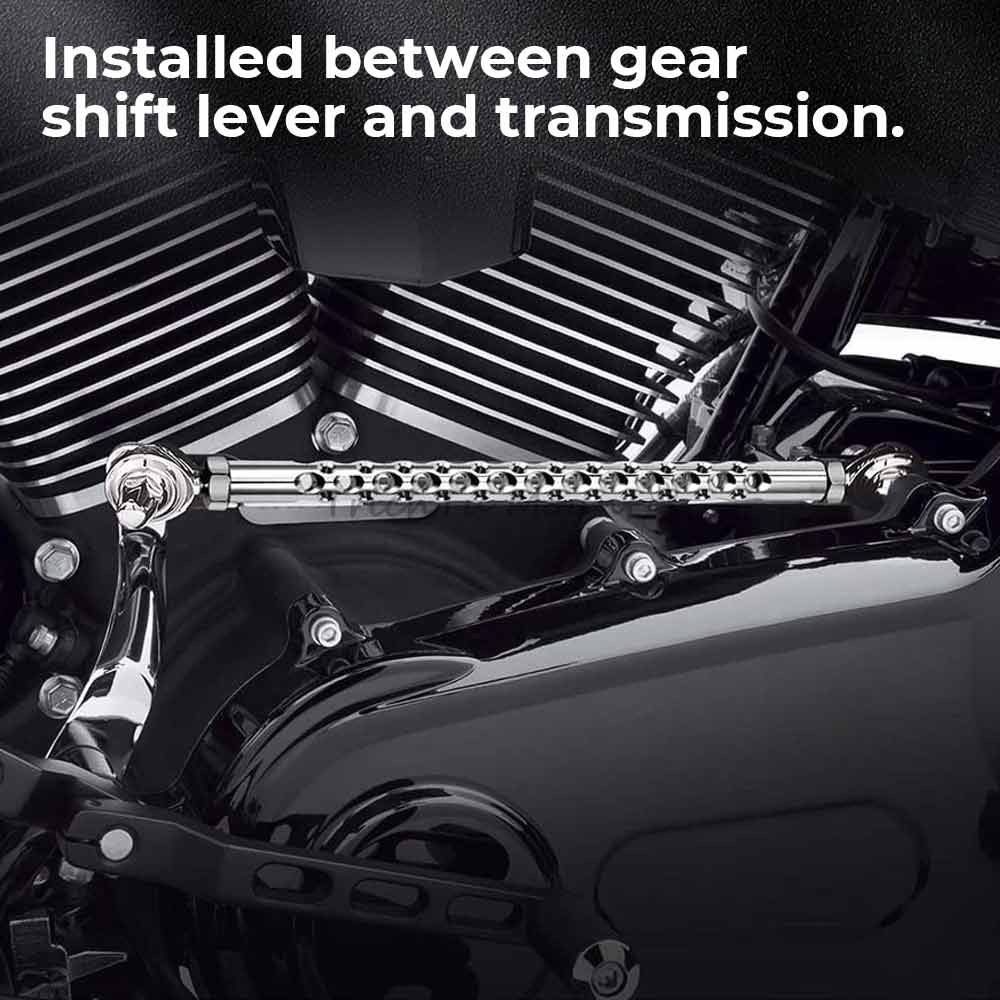 Gear Shift Linkage Shifter Link Chrome Fit For Harley Touring Dyna Street Glide