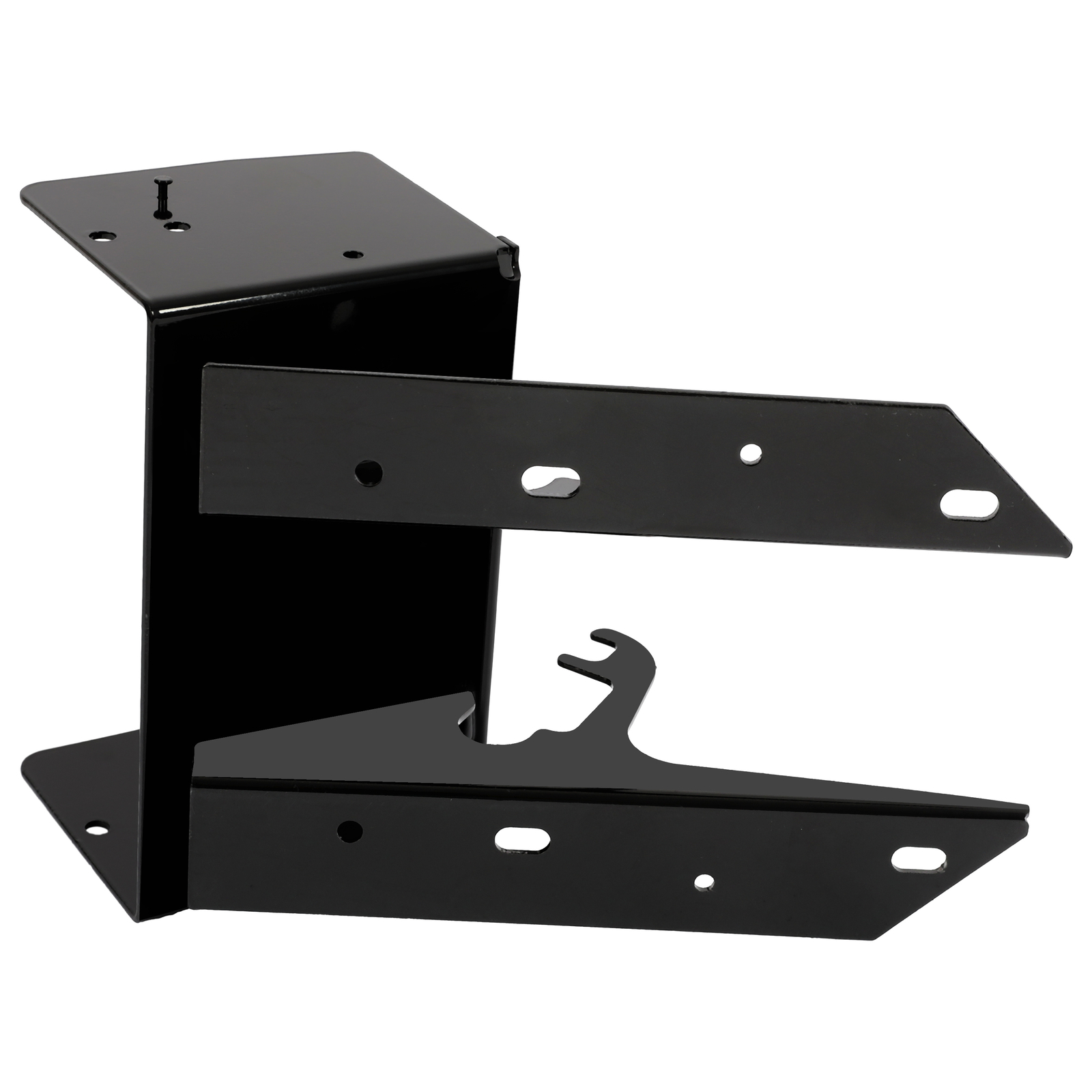 Steel Front Fairing Radio Caddy Mount Bracket Fit Harley Road Glide 98-13 FLTR