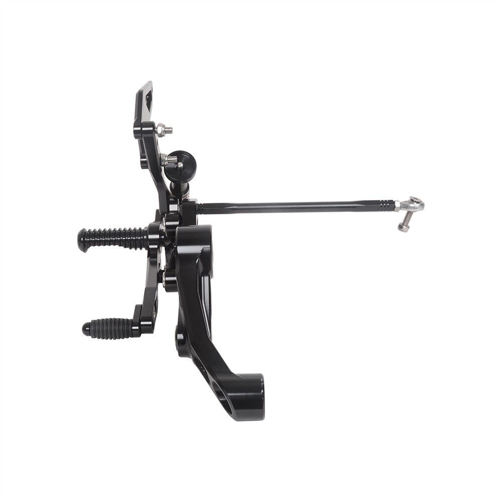 For APPILIA RS660 Tuono 660 Billet Adjustable Rearset Modify Control Black
