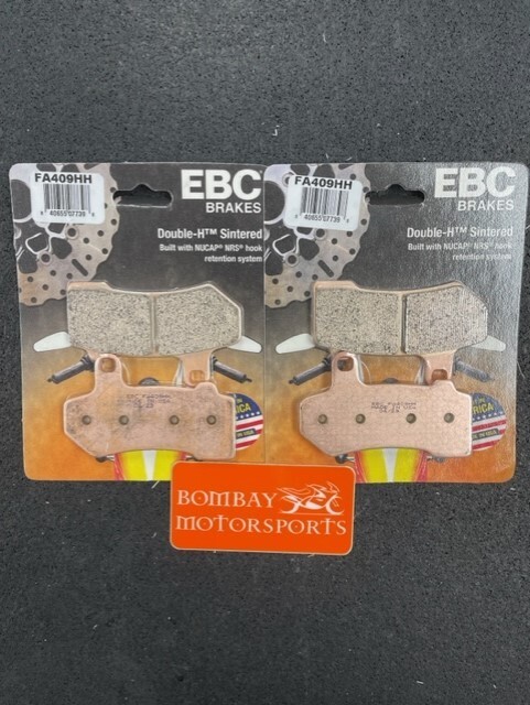 EBC HH Front Brake Pads Set – HD V-Rod, FLHT & FLHR – 2008 – 2017 FA409HH 2 SETS
