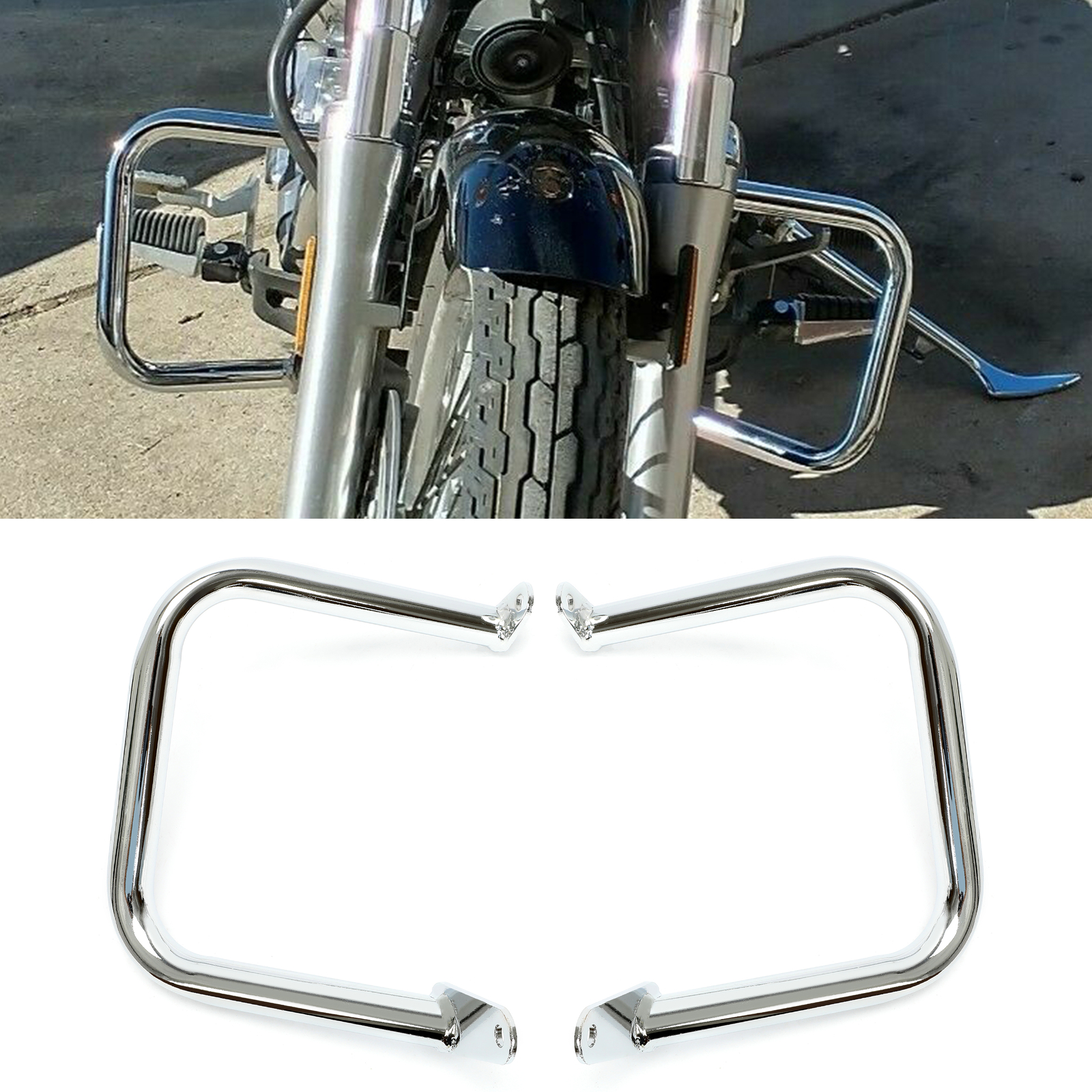 Engine Guard Highway Crash Bar For Yamaha Vstar 400 650 XVS650 Classic Custom
