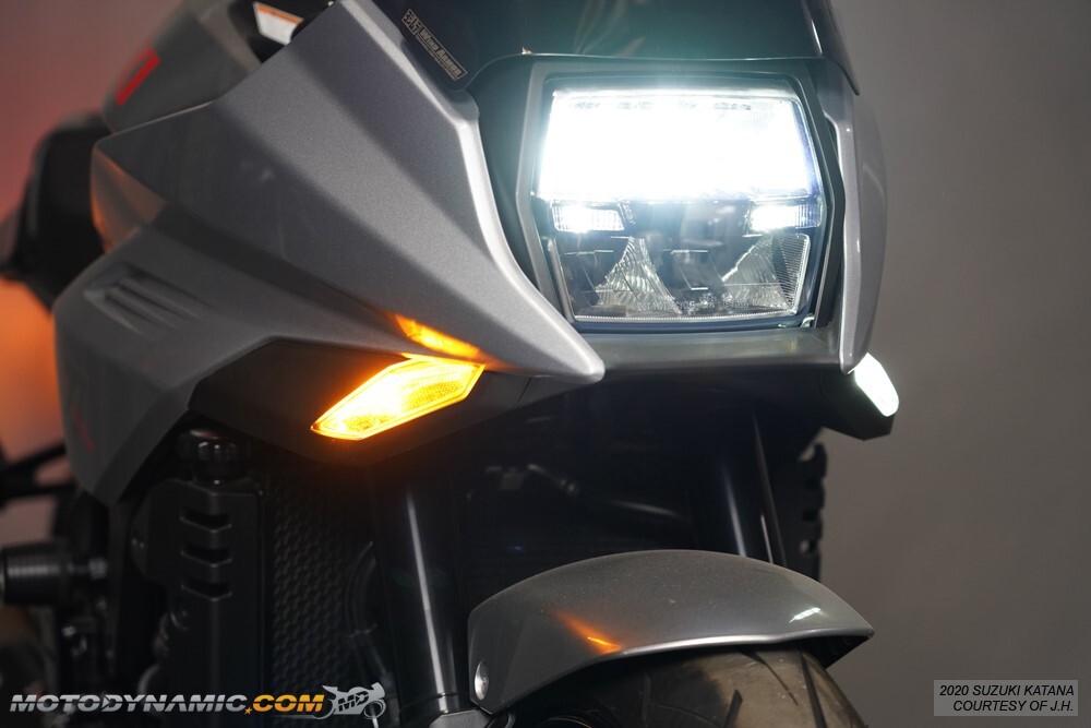 Switchback LED Front DRL Integrated Turn Signals fits 2020+ Suzuki Katana USA
