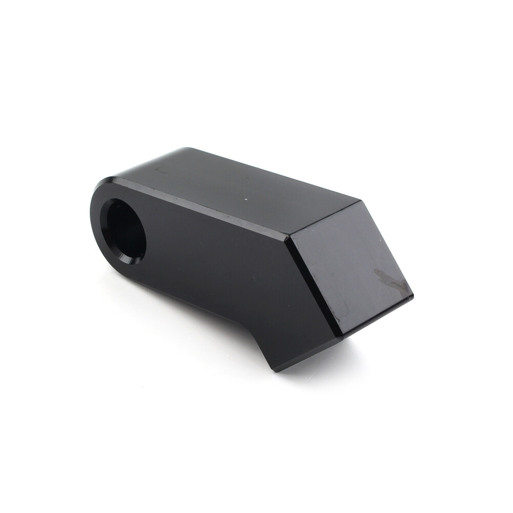 Black Headlight Mounting Block Bracket For Harley Custom Headlight Mount