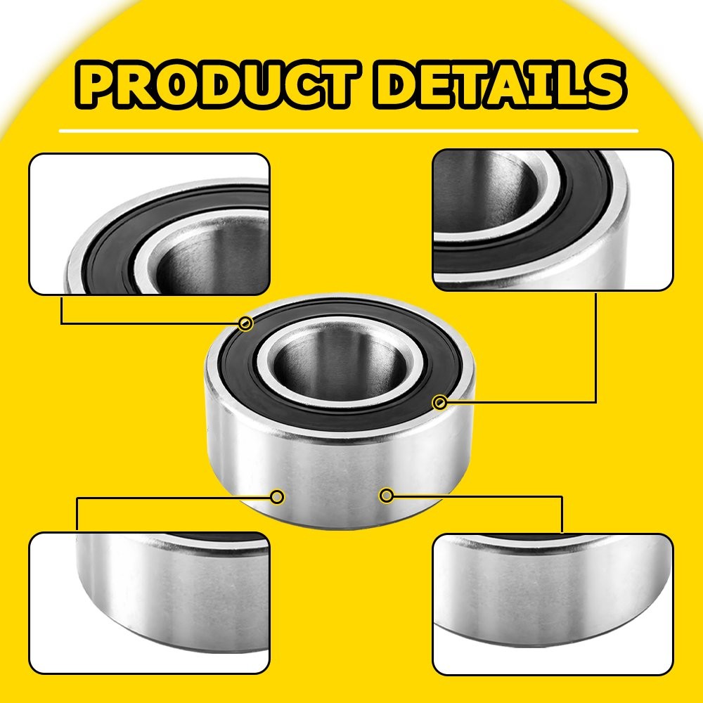 1X Axle Sealed Wheel Bearings Kit Front / Rear 9247 For Harley Touring 2000-2007