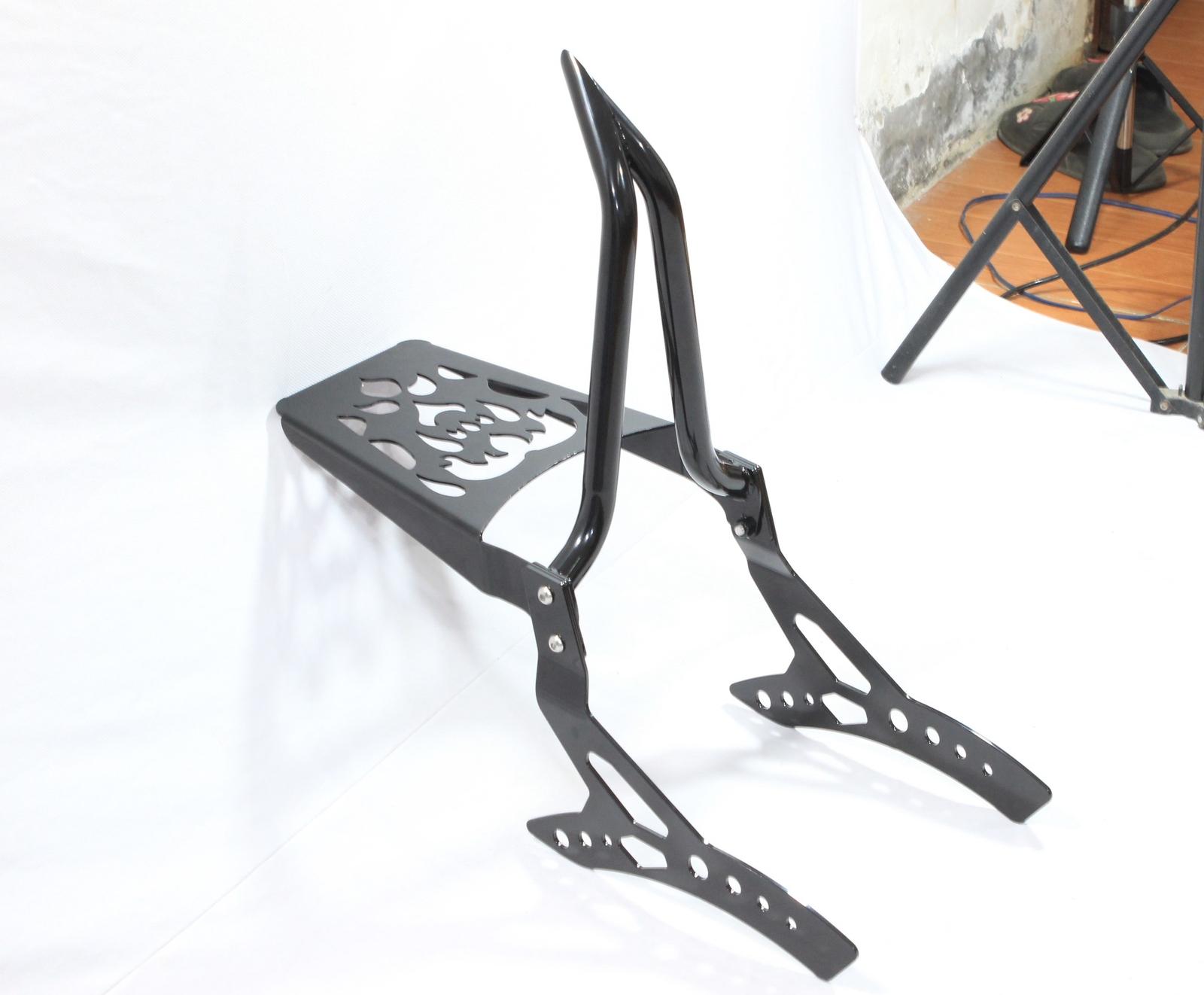 Backrest Black Passenger Sissy Bar Rack Fit Honda Rebel CMX1100 2021-23 1.25″