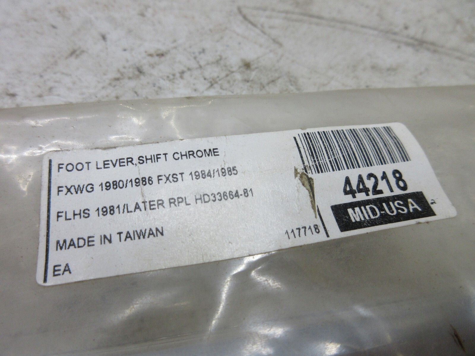 New Harley Davidson Foot Shift Lever HD # 33664-81