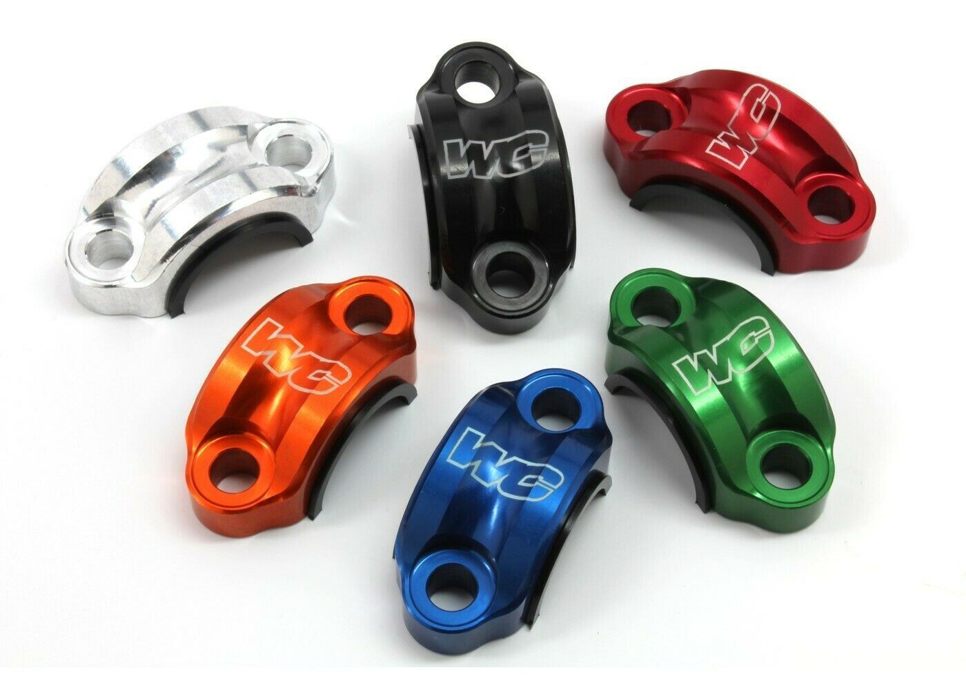 Works Connection Rotating Bar Clamp – Black Blue Green Orange Red Silver