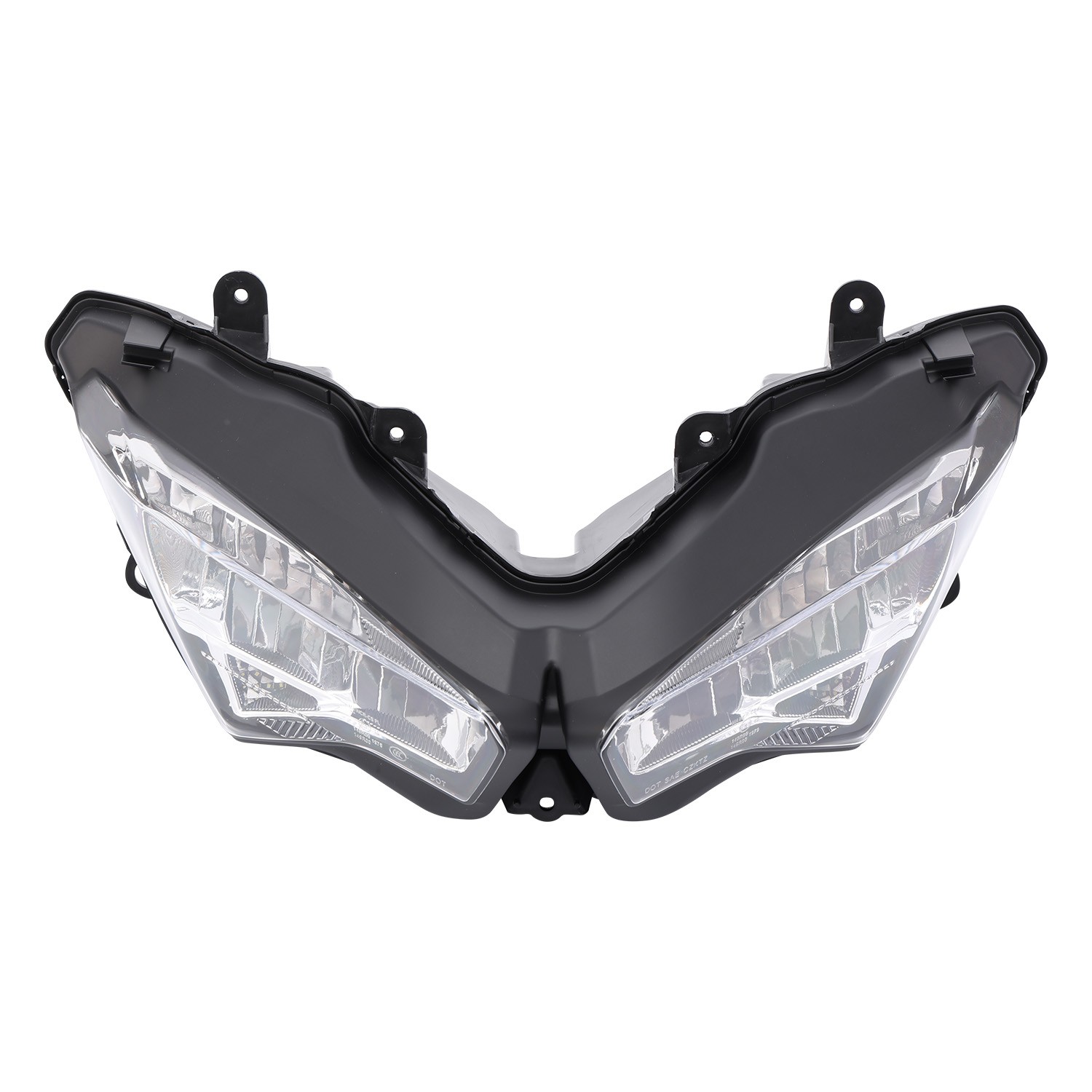 Front LED Headlight Assembly Fits For Kawasaki Ninja 400 2018-2024 650 2020-2024