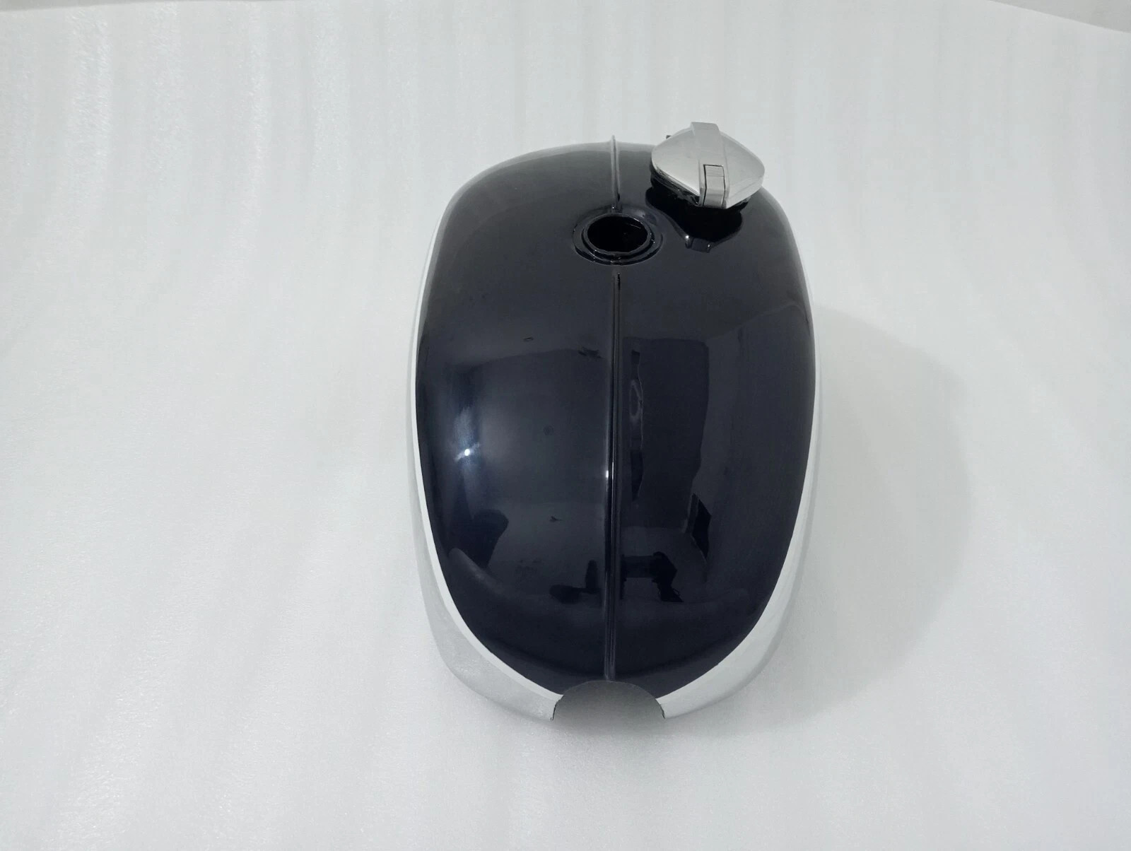 BSA A65 2 GALLON BLUE & CHROME STEEL PETROL FUEL GAS TANK+CAP 1968-1969 |Fit For