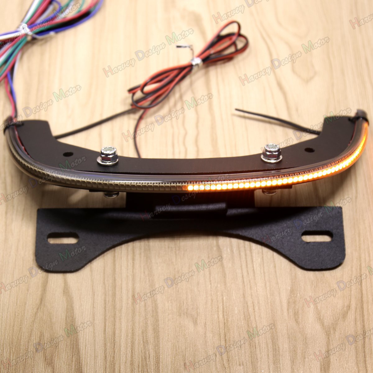LED Fender Eliminator Integrated Tail Light Bar For Harley V-Rod 2012-2016