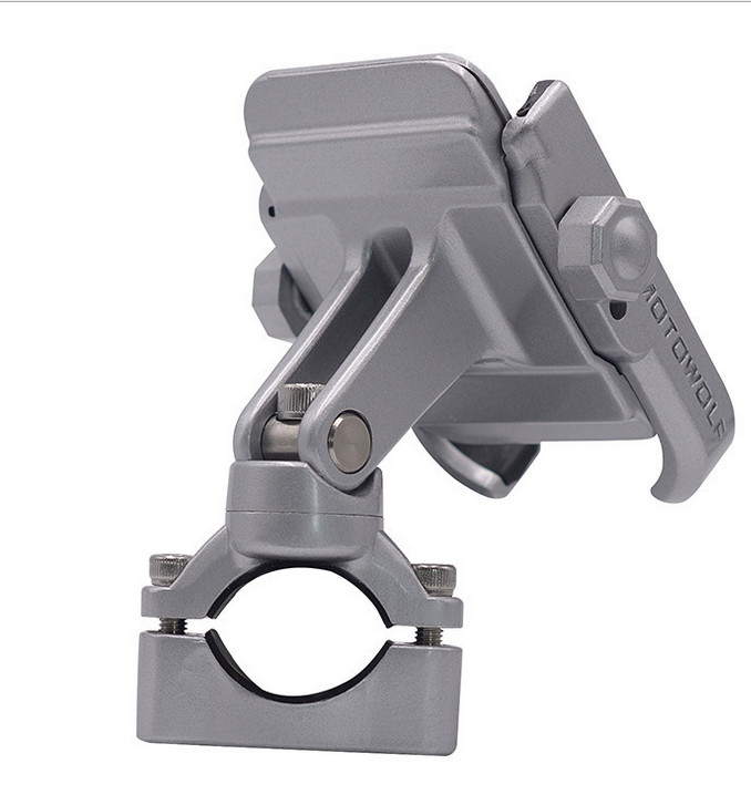 Cell Phone Mount Holder Motorcycle Bike Bicycle 360 Rotation Handlebar Install
