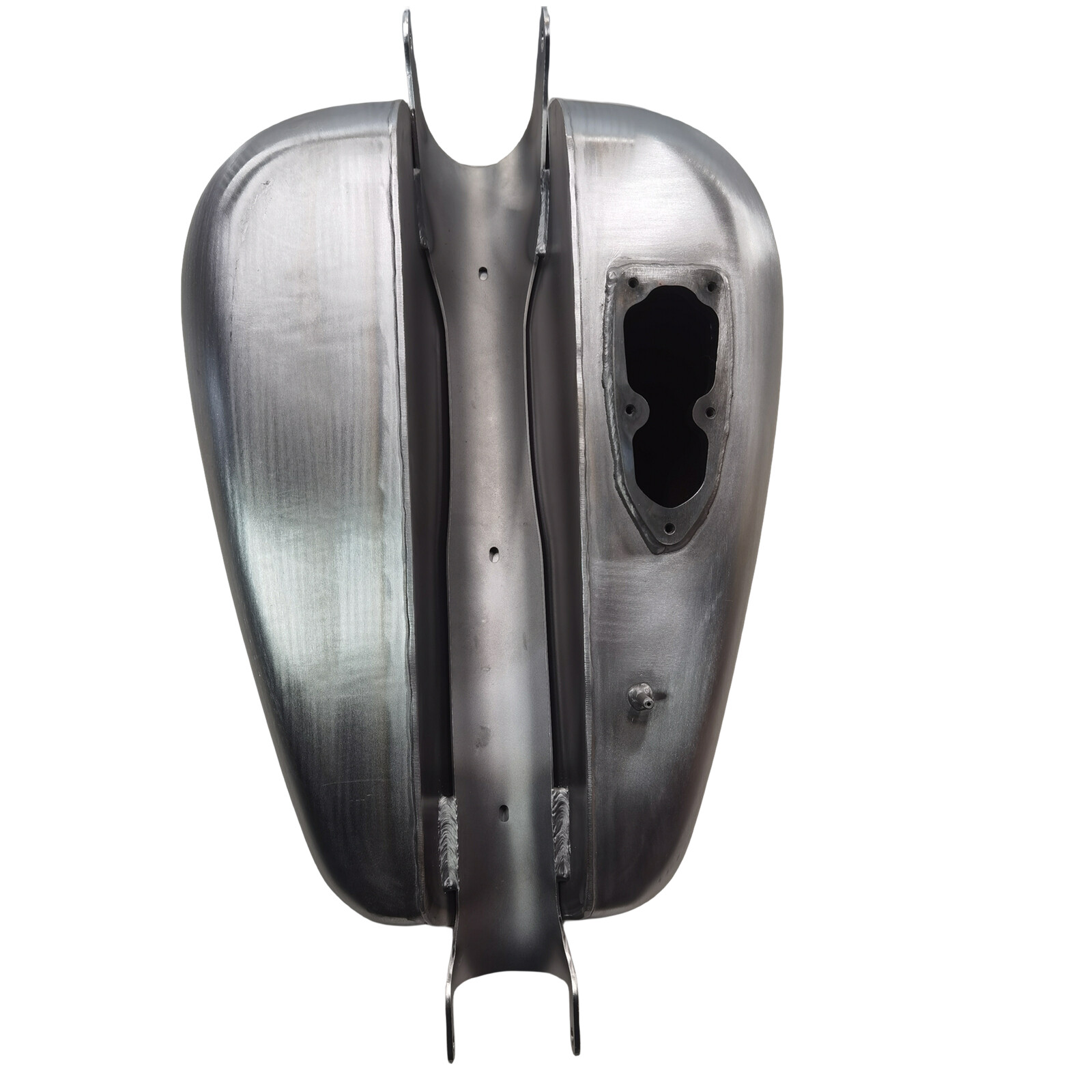 20L Petrol Gas Fuel Tank With Oil Cap Fit For Harley Sportster 2007-2022 Silver