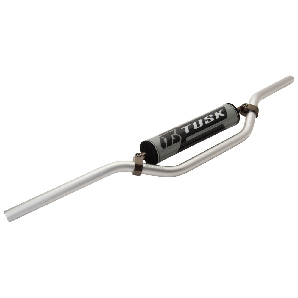 Tusk T-10 Aluminum 7/8″ Handlebar CR High Bend Silver