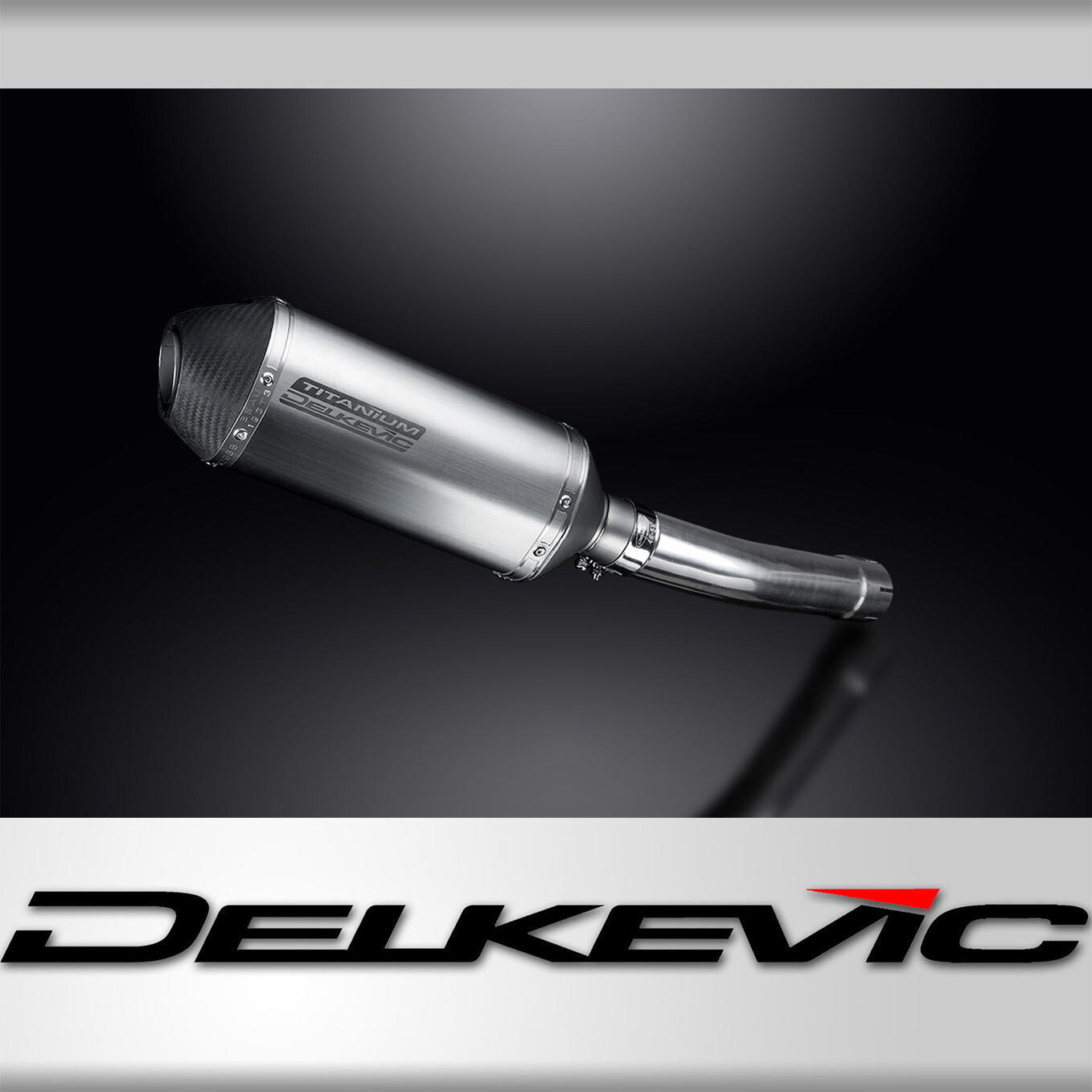 Suzuki GSX-R600 2004-05 Delkevic Slip On 10″ X-Oval Titanium Exhaust Muffler Kit