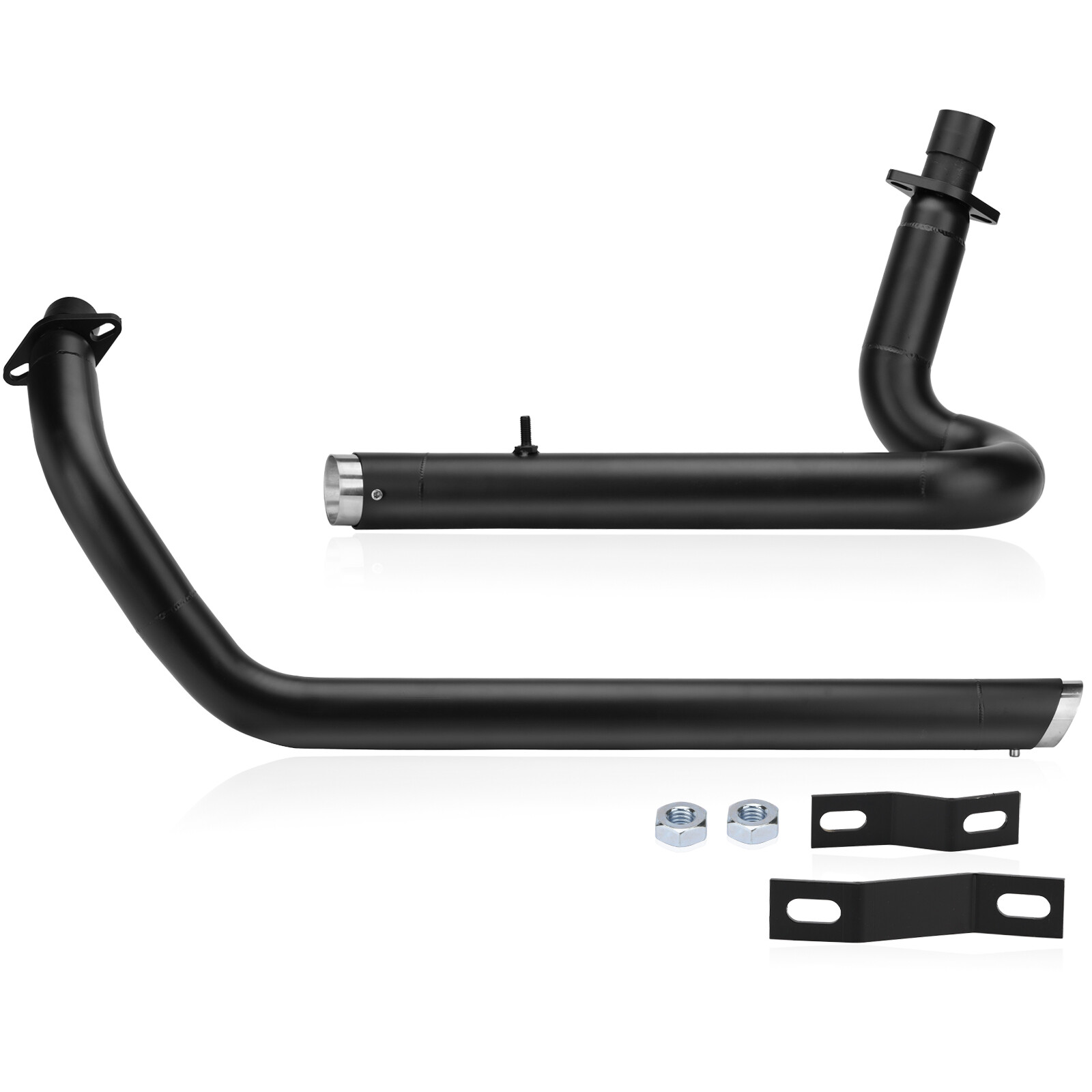 Shortshots Staggered Exhaust Pipe System For Honda Shadow VLX 600 VT600C VT600CD