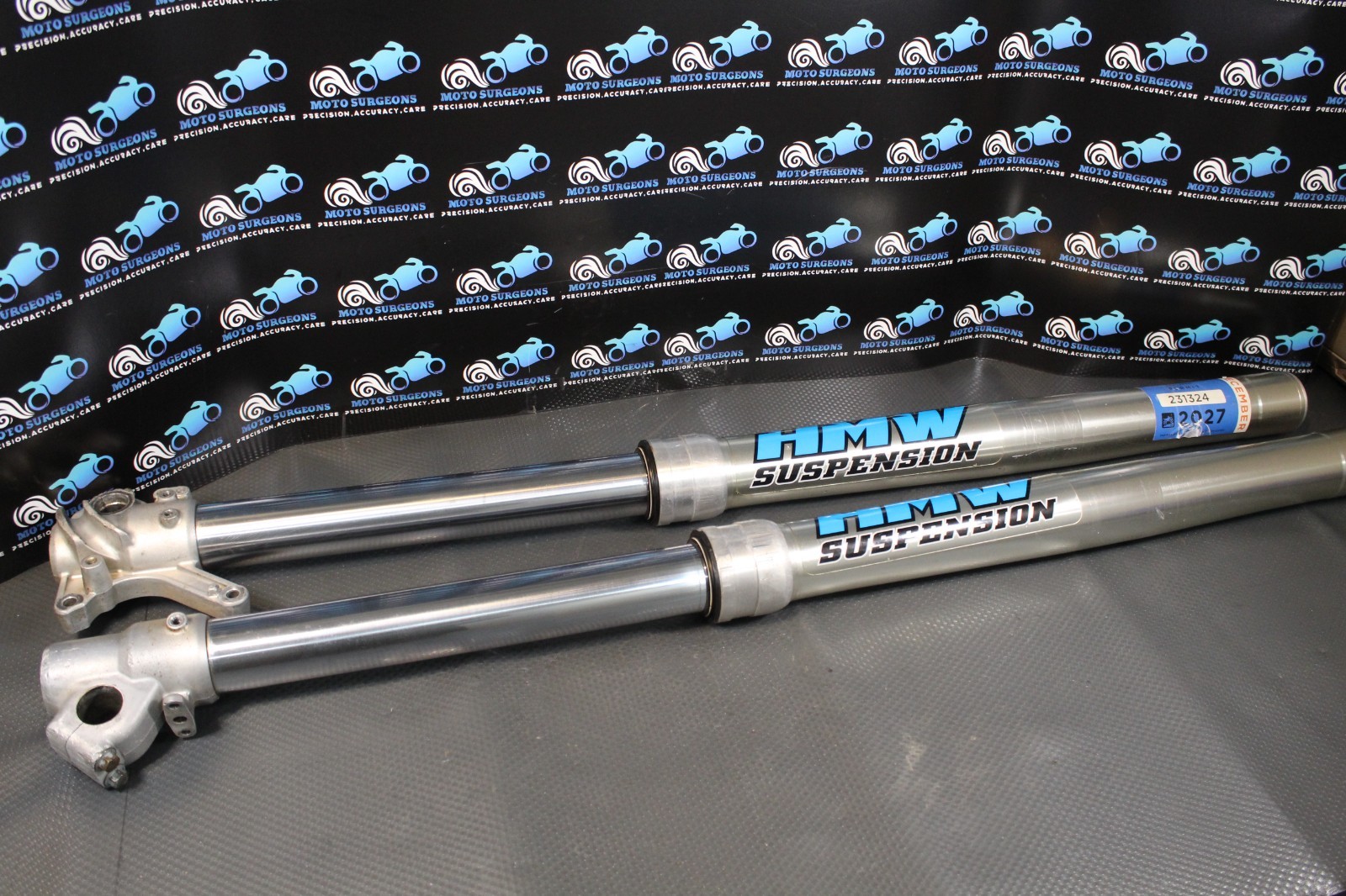 2002 YAMAHA YZ250 OEM 46MM RIGHT LEFT FRONT SUSPENSION HMW FORKS SHOCKS