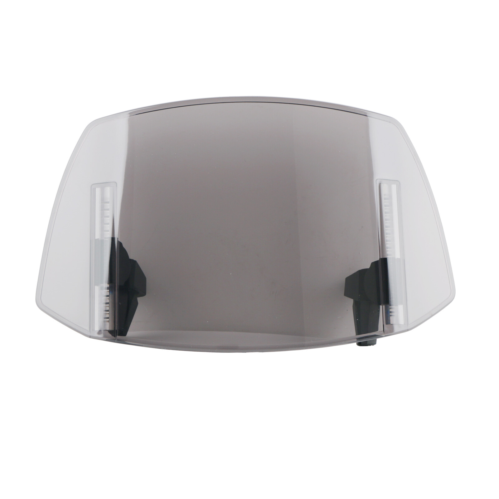 Motorcycle Clip On Windshield Wind Screen Deflector Extension Spoiler Smoked