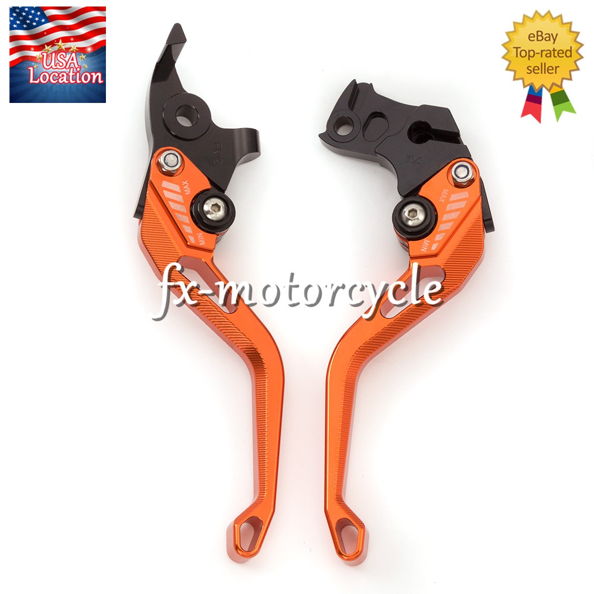 For KTM 690 Duke/SMC/SMCR 2014-2021 3D Rhombus CNC Brake Clutch Levers Short Set