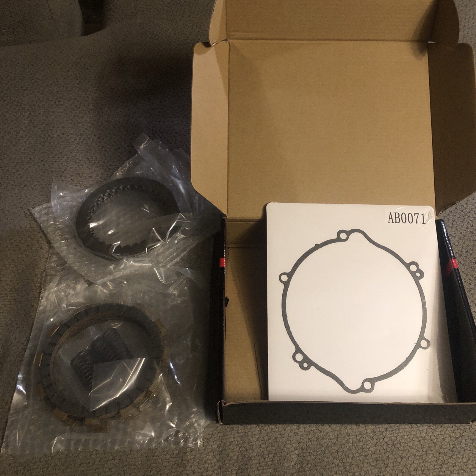 Jinfannibi AB0071 Complete Clutch Kit With Heavy Duty Springs And Gasket