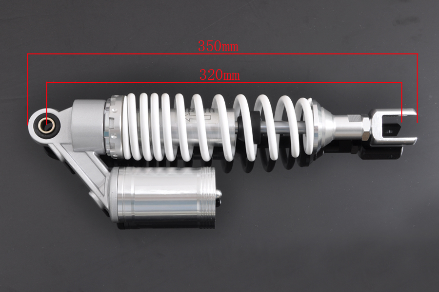 PA 320mm 12 5/8″ White Clevis Shock Absorber Pit Bike Quad ATV Gokart Motorcycle