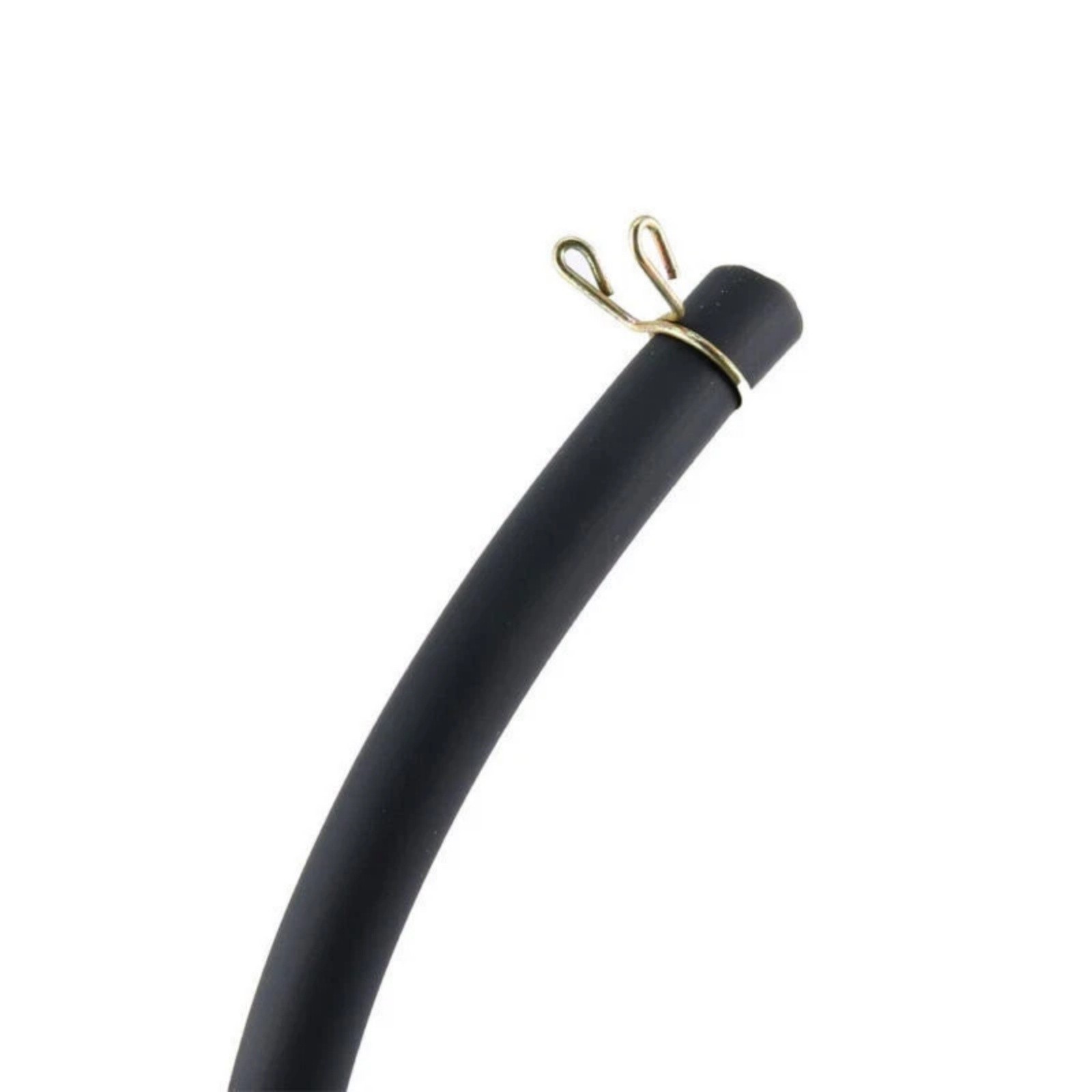 4mm ID 8mm OD Black Fuel Line Hose Universal Fit Small Engines w/Install Rings