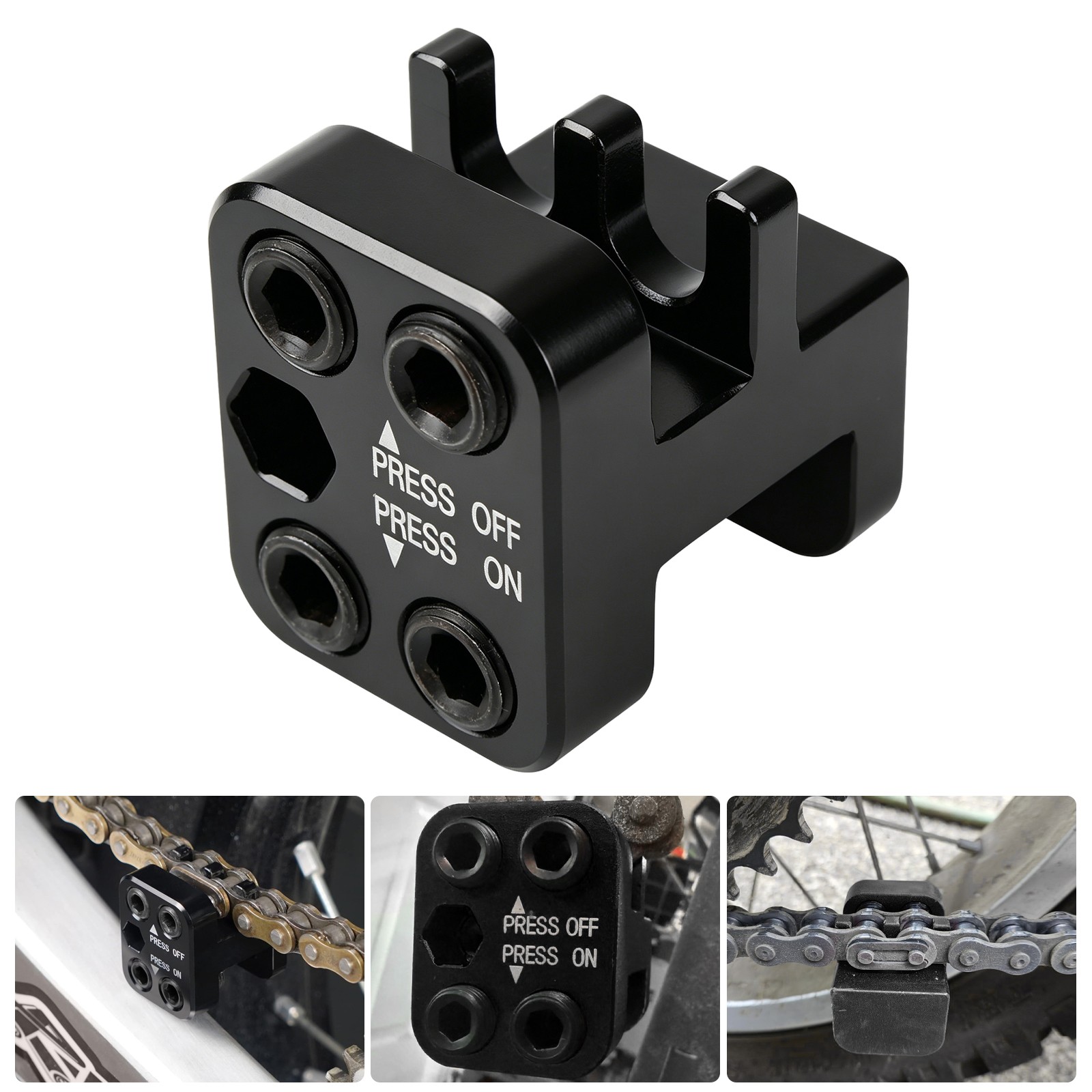Universal Motorcycle Master Link Press Tool 520 525 530 Chain Rivet Clip Install