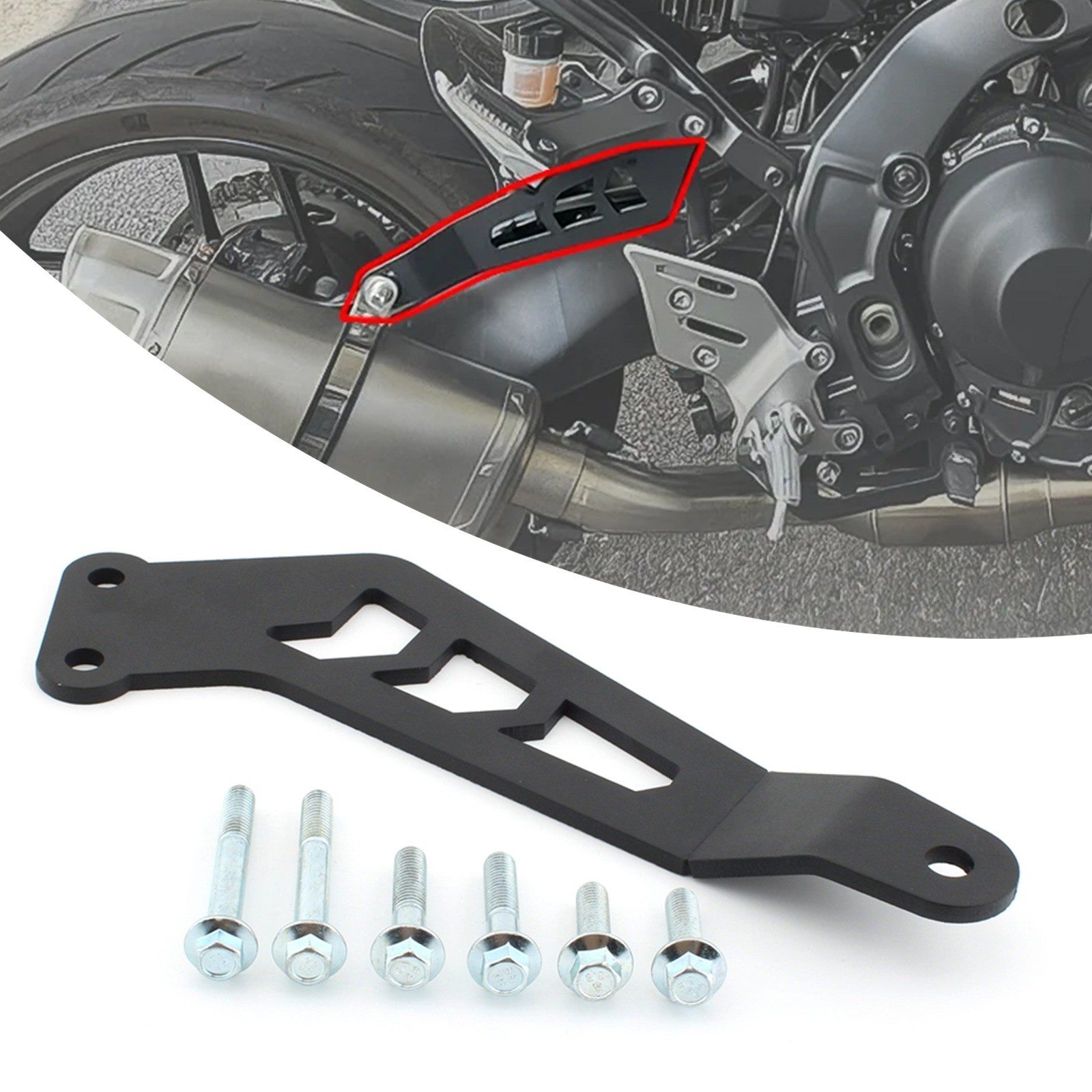 Exhaust Hanger Bracket Holder Support Fit For Yamaha MT-09/MT-09SP/Z09 2021-2023