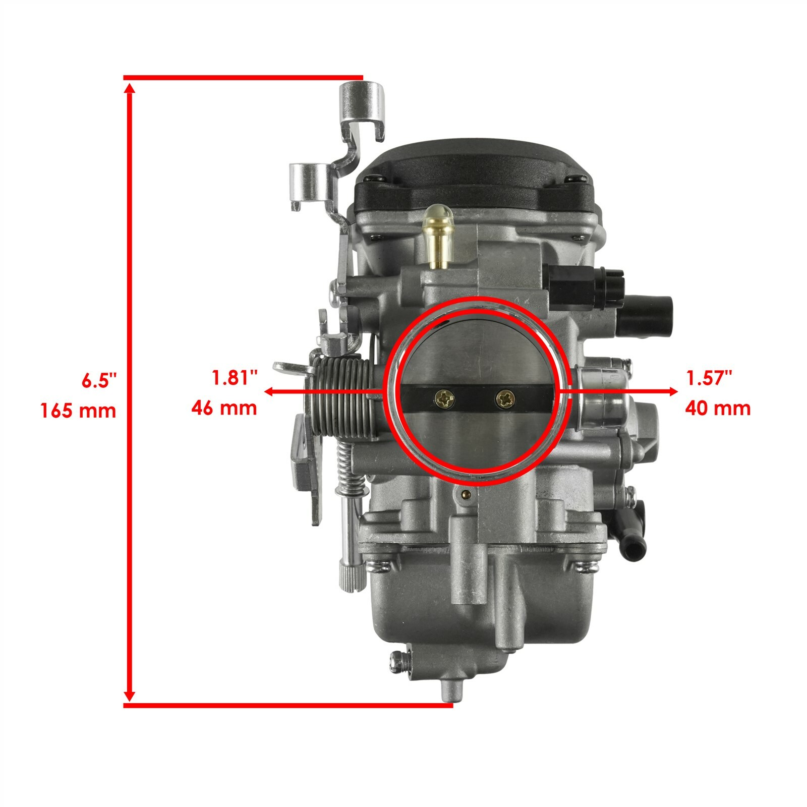 Caltric Carburetor For Kawasaki KLR650 1987-2007 15001-1327 40mm