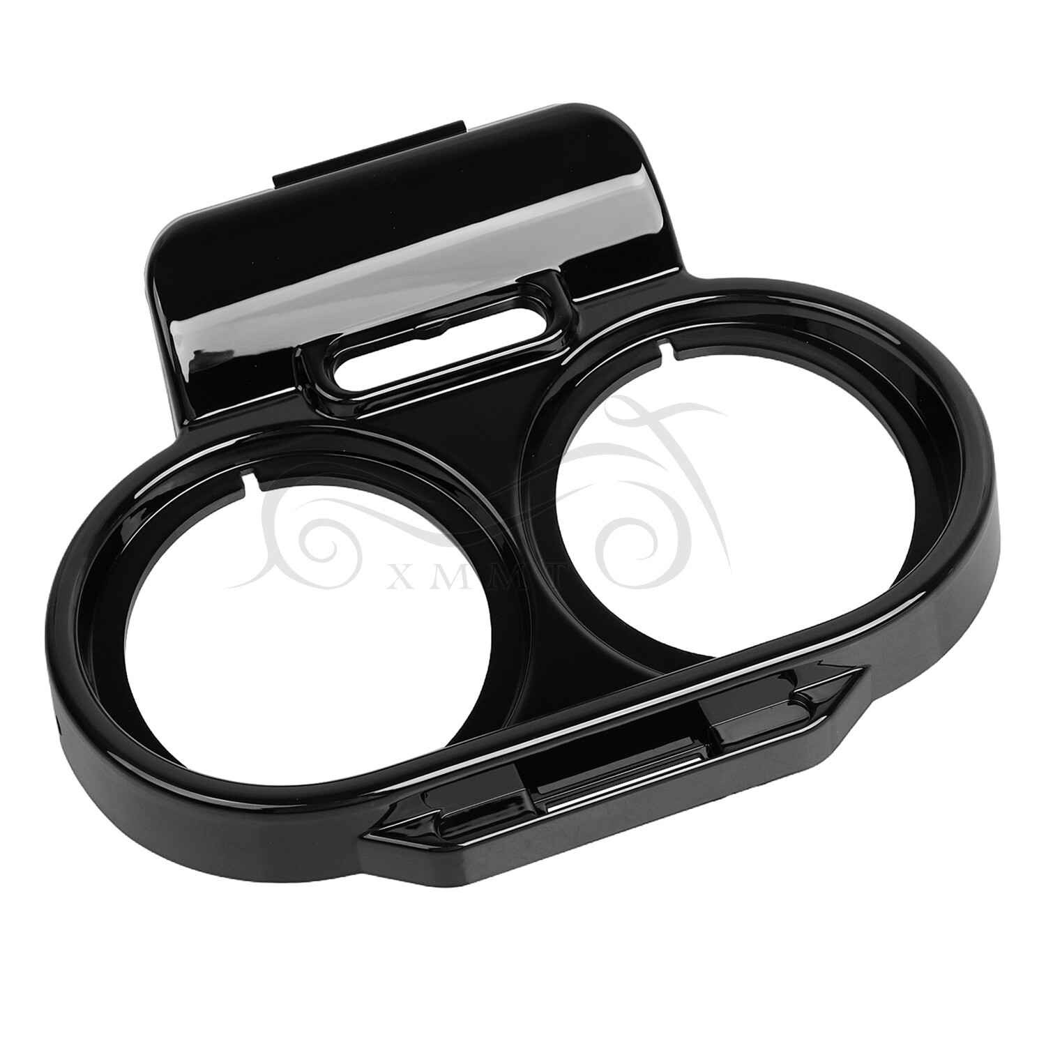 Gloss Black ABS Top Gauge Cover Nacelle Housing For Harley Road Glide 1998-2013