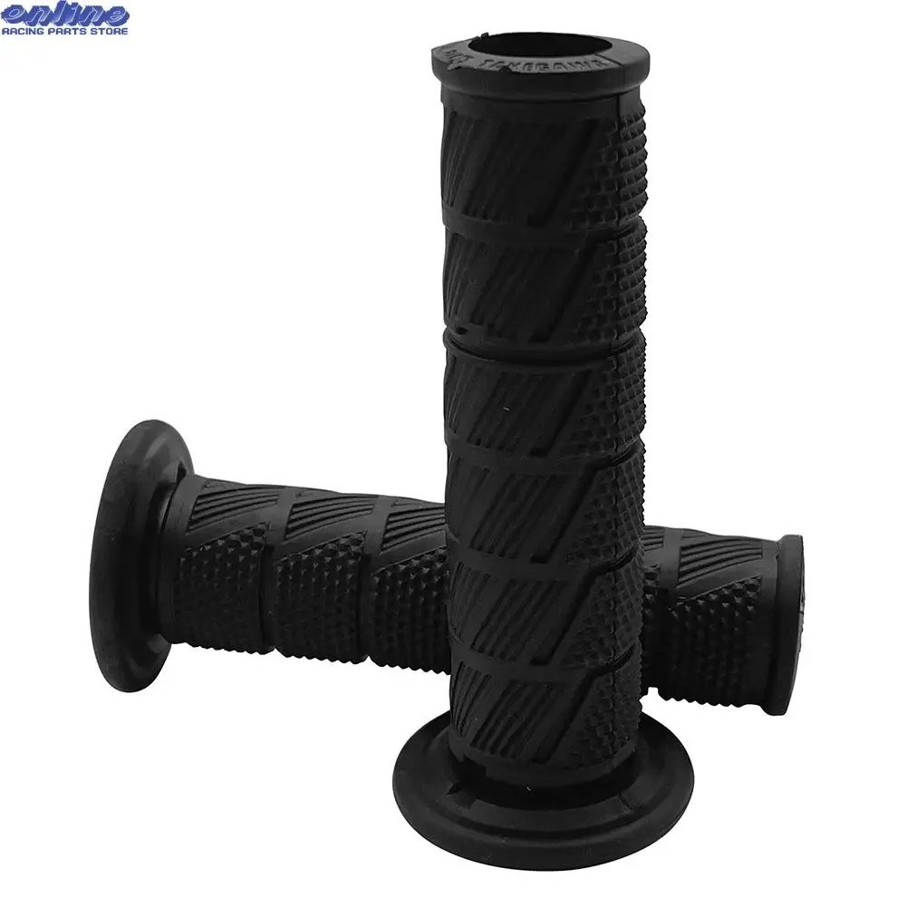 Universal 7/8″ 22mm Motorcycle Handlebar Grips Rubber Motocross Dirt Bike Pair
