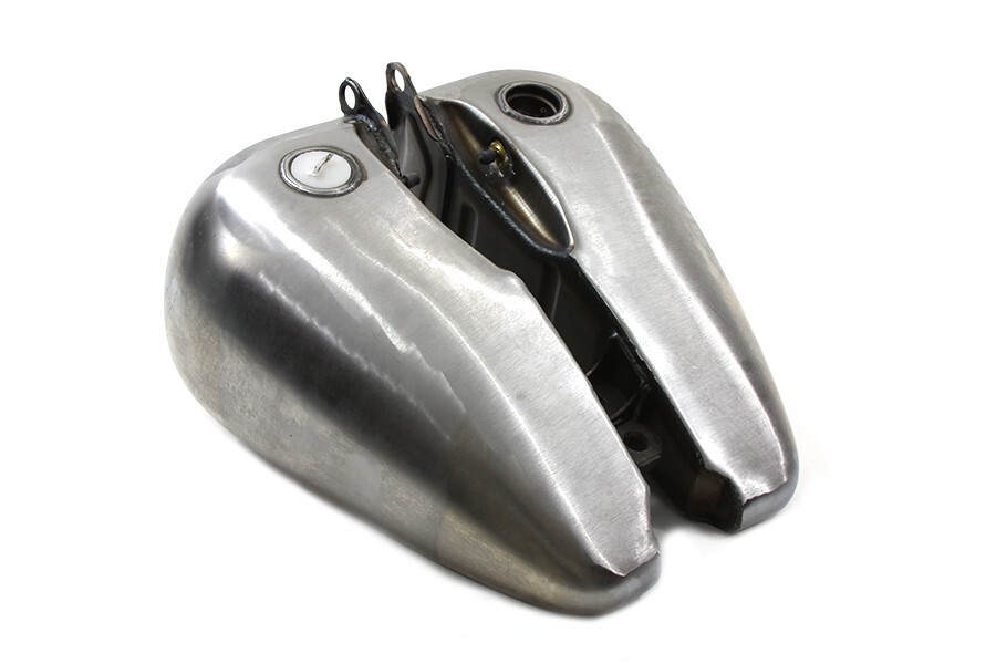 Harley Gas Tank Split Softail 1984-1999 Raw Steel Left Petcock V-Twin 38-0152 X1