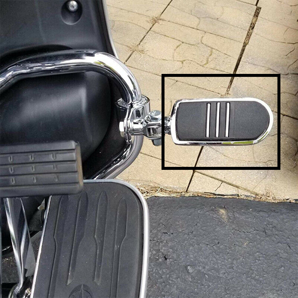 Chrome Motorcycle Highway Foot Pegs Rests For Harley XL Honda Goldwing 1800 1500