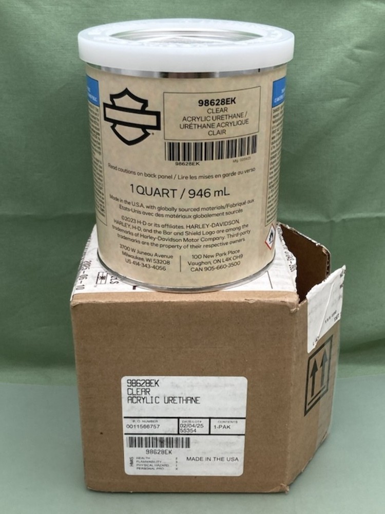Harley Davidson 98628EK Clear Coat Touch-Up Paint Quart New Genuine
