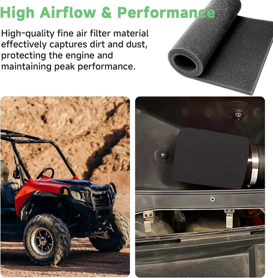 Washable Foam Filter Material for Uni Filter BF-1 BF1, 65-PPI Motorcycle Foam