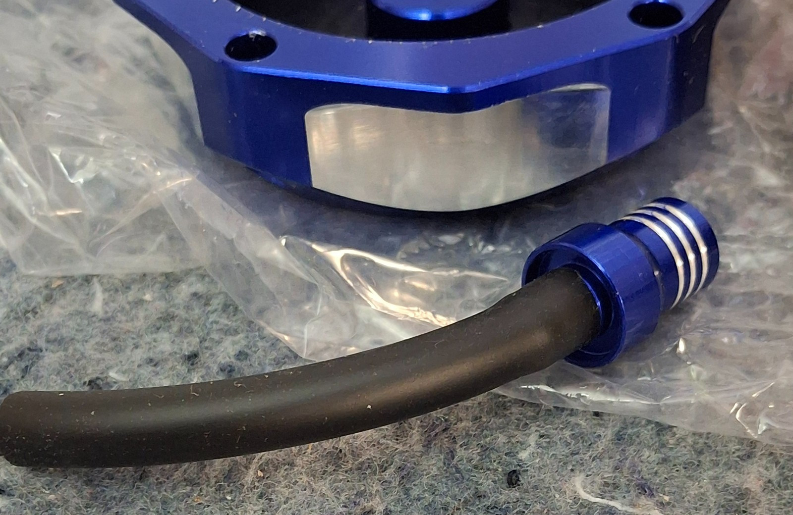 JFG Racing Dirt Bike Gas Cap 121103043 Aluminum Blue Street Bike Fuel Tank Cap