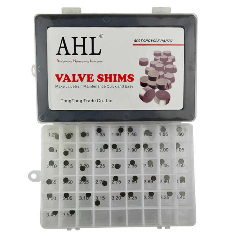 7.48mm Valve Shim 47Pcs Kit 1.2mm to 3.5mm for Honda Yamaha Suzuki Kawasaki