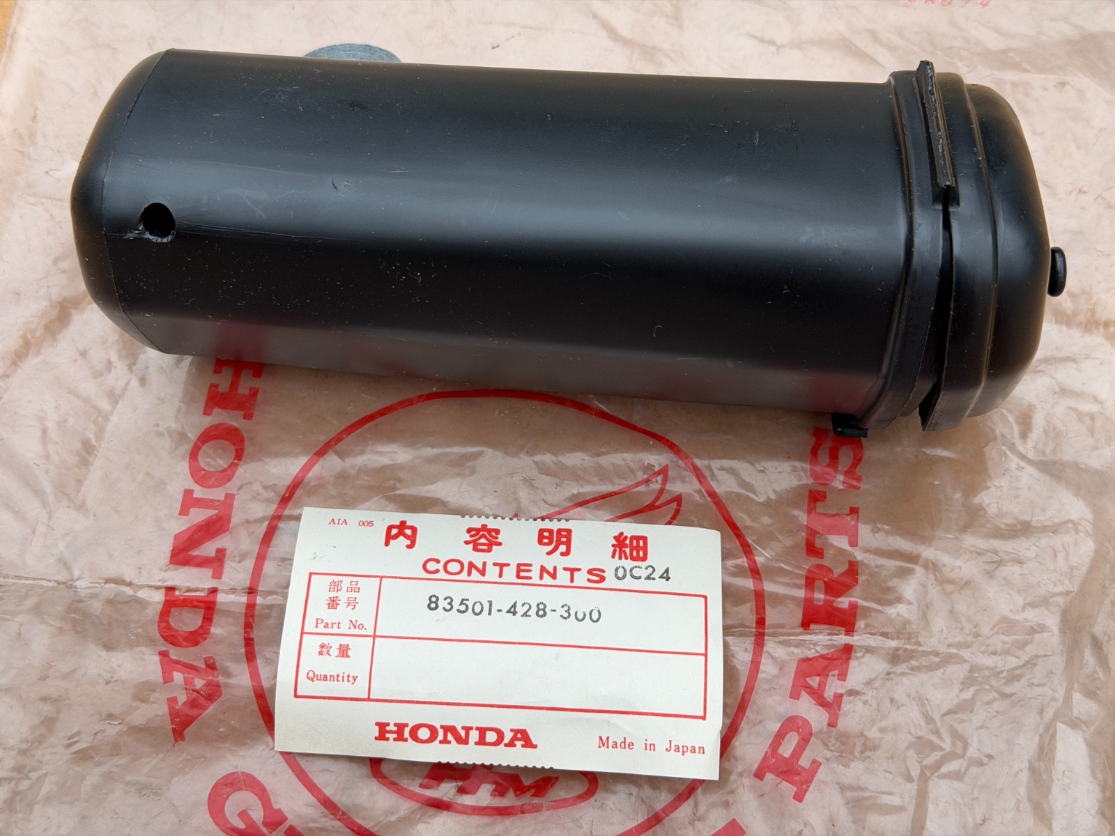 NOS GENUINE Honda Tool Box & Rubber Latch Strap for CL100, XL125, XL250, XL500
