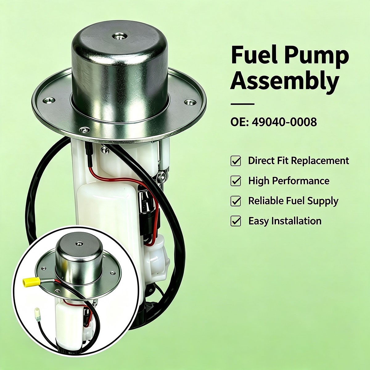 49040-0008 Fuel Pump Assembly For Kawasaki VN1600 Vulcan Nomad Petrol 2005-2008