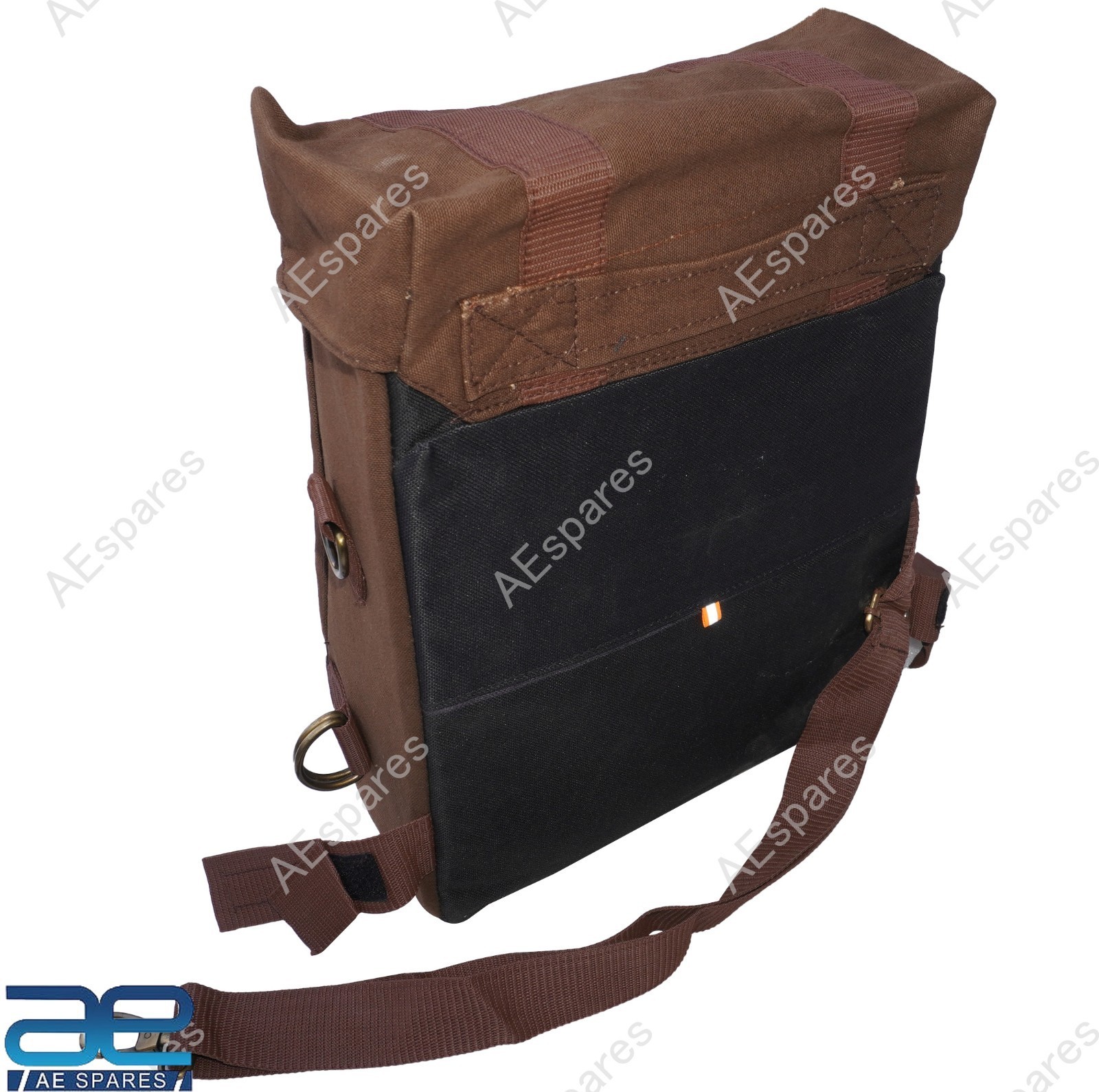 Brown Pannier Bags With Fitting For Royal Enfield New Classic Reborn 350 @RE