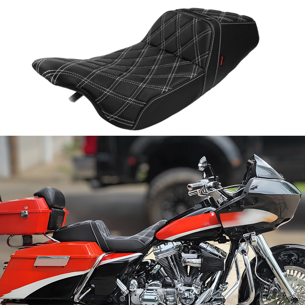 1998-2007 For Harley Road / Electra Glide Two-Up Gel Seat Driver Passenger Side