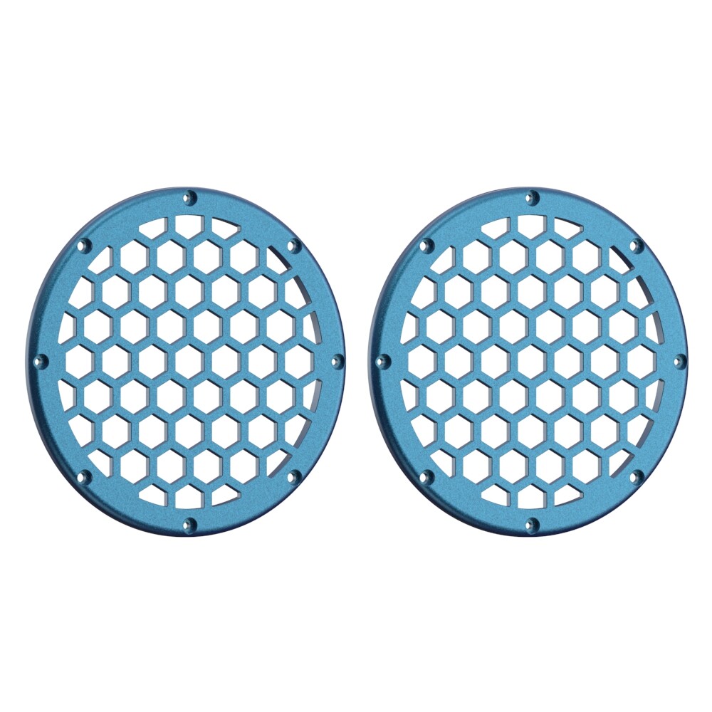 Daytona Blue 6.5” Speaker Pods Lower Fairings For 14+ Harley FLHR FLHXS FLTRX