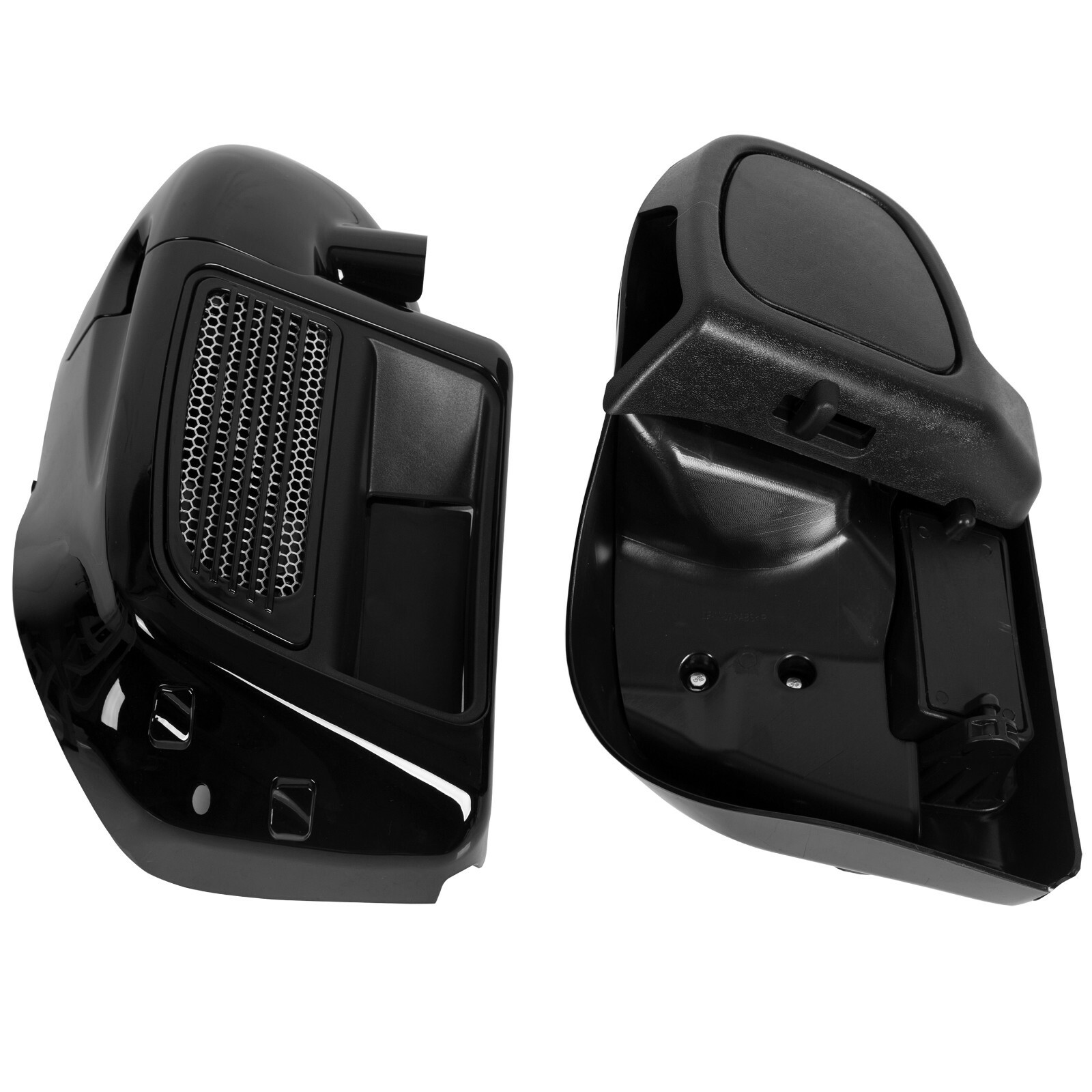 Water-Cooled Lower Vented Leg Fairing Glove Box For Harley Touing 2014-2023