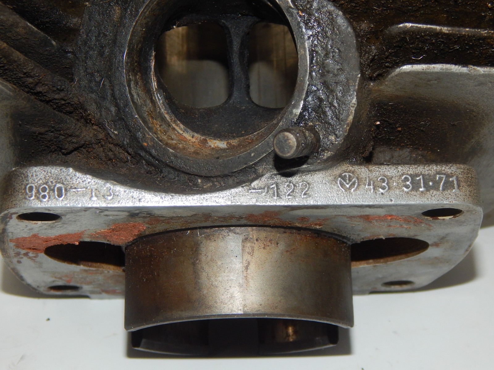 1971-1973 CZ 250 ENGINE MOTOR TOP END CYLINDER 980-13-122 BORE 70mm VINTAGE