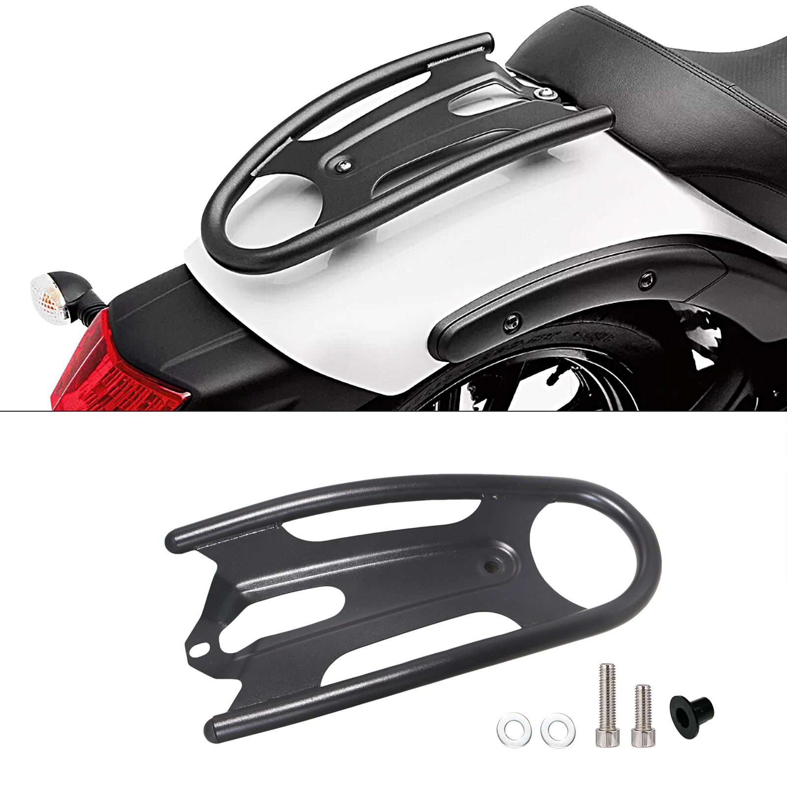 Motorcycle Solo Luggage Rack Compatible For Kawasaki Vulcan S ABS/SE/Cafe EN650