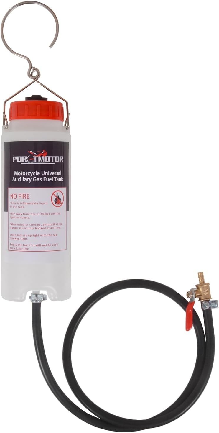 Lightweight Metal 500ml Auxiliary Fuel Tank for Motorcycle Maintenance & Tuning