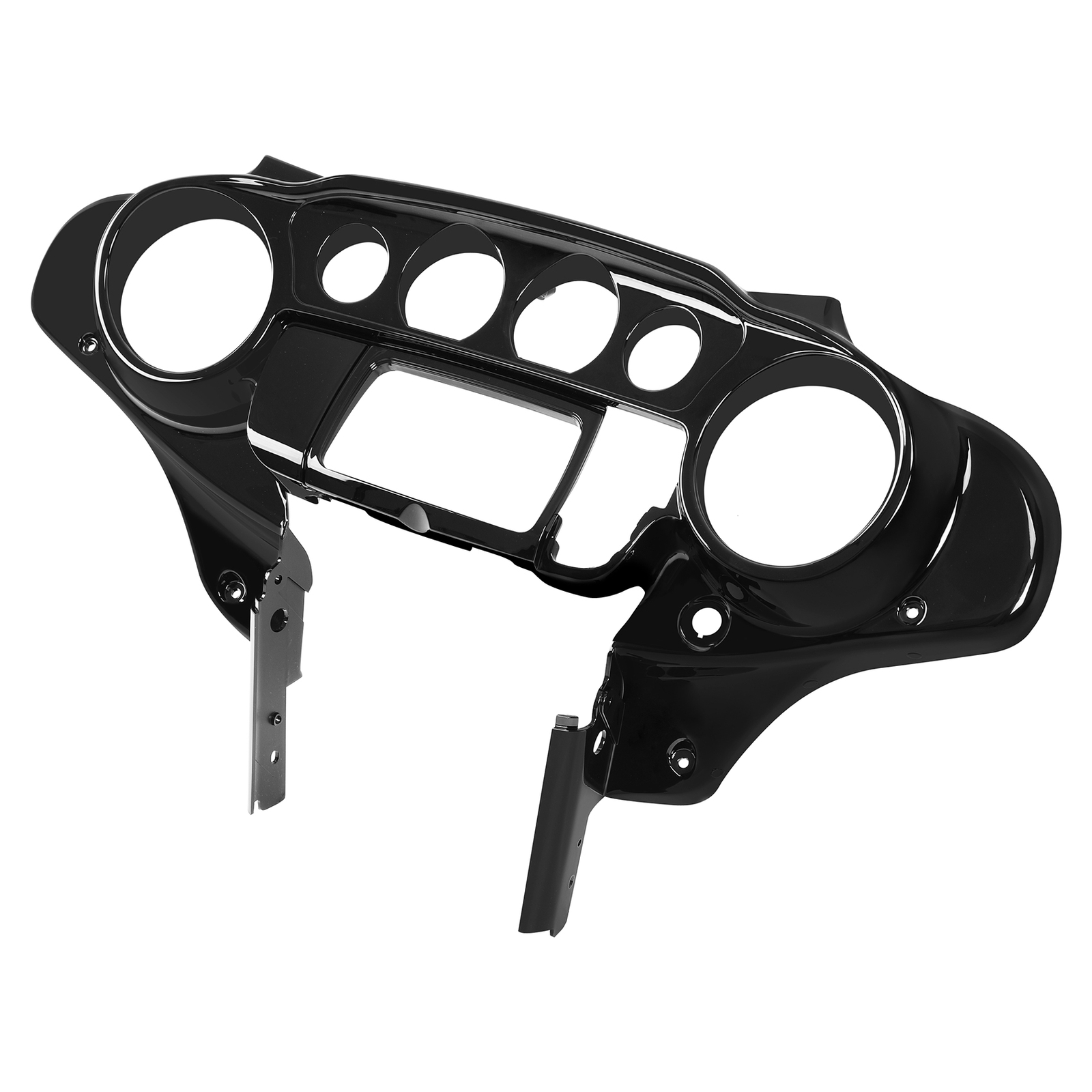 Vivid Black Batwing Inner Fairing Fit For Harley Touring Street Glide 2014-2024