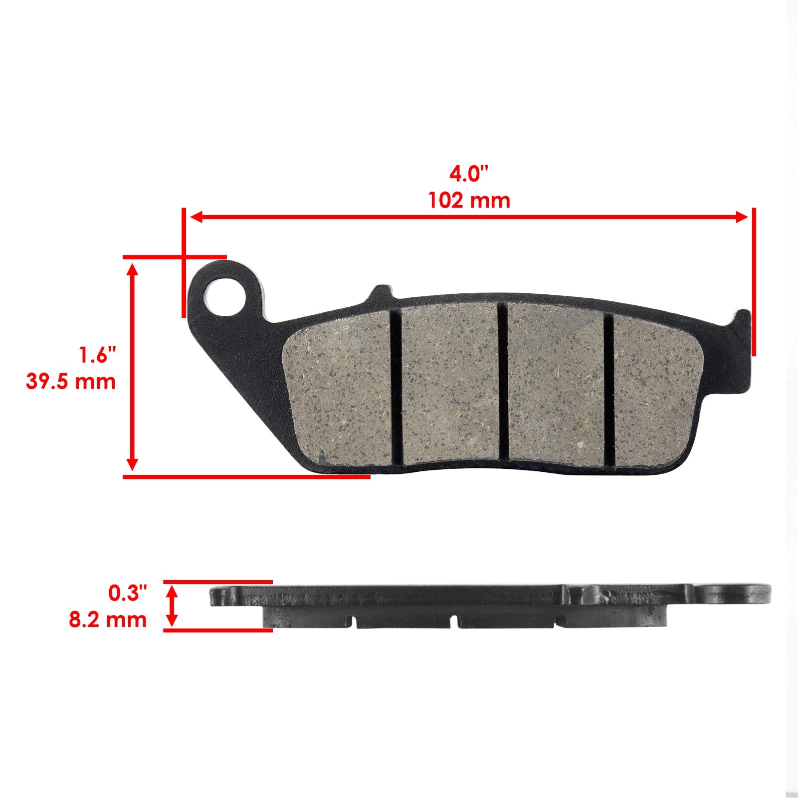 Front & Rear Brake Pads for Honda CBR250R 2011 2012 2013 Non-Abs