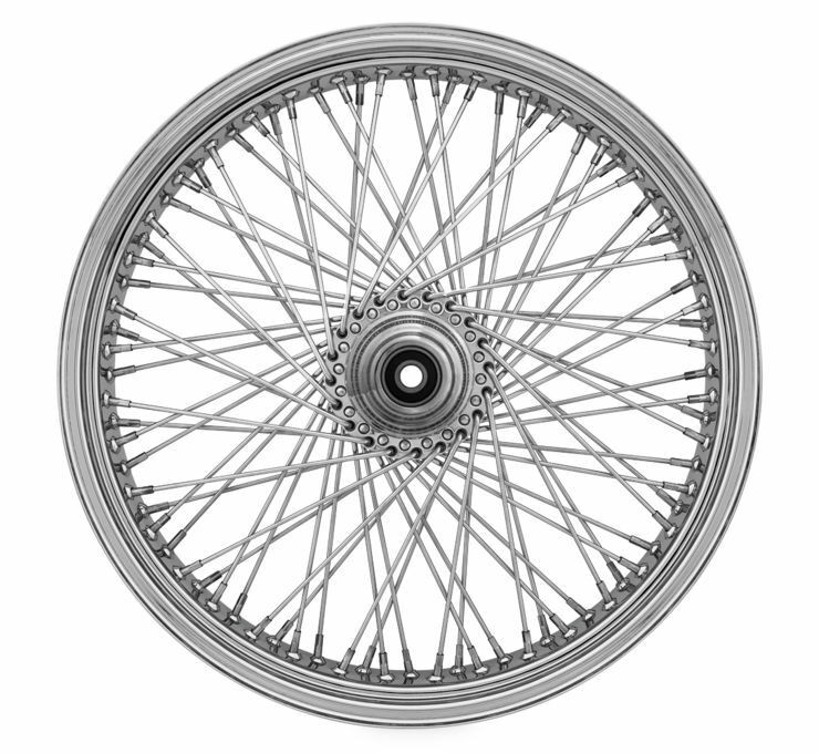 Ride Wright 80 Spoke Omega Front Wheel 21″ x 2.15″ Chrome Single Brand New USA
