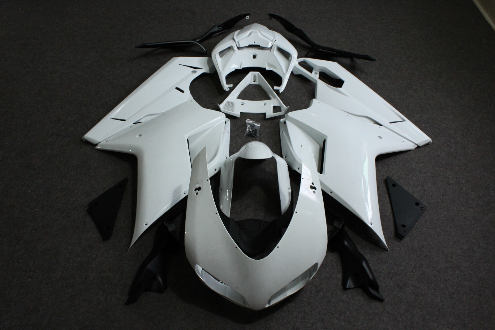 Fairing Kit for Ducati 848 1098 1198 2007-2012 Unpainted ABS Injection Bodywork