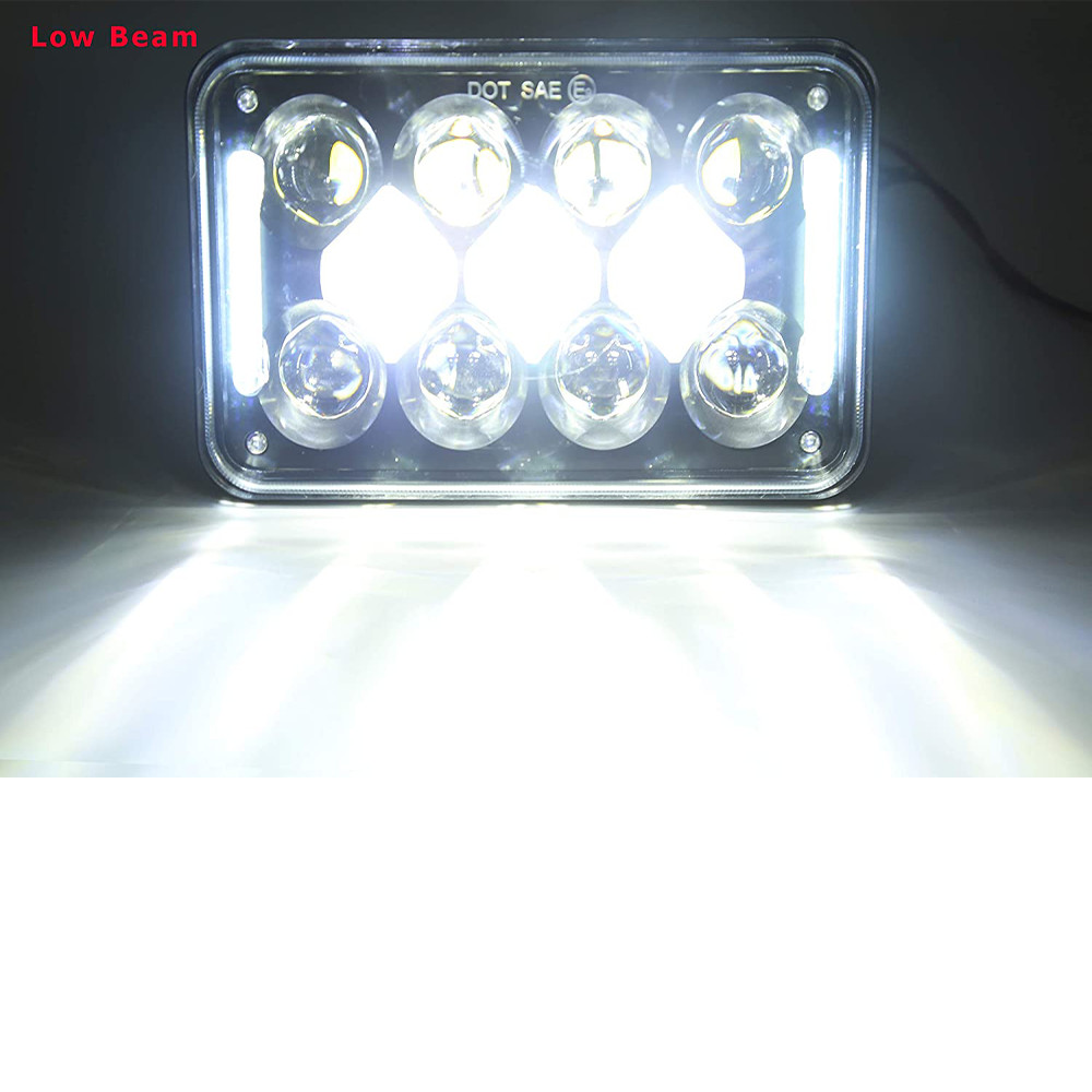 4×6″ Square LED Headlight Hi/Lo Beam w/ DRL For Suzuki DRZ400SM DRZ400S DRZ400E